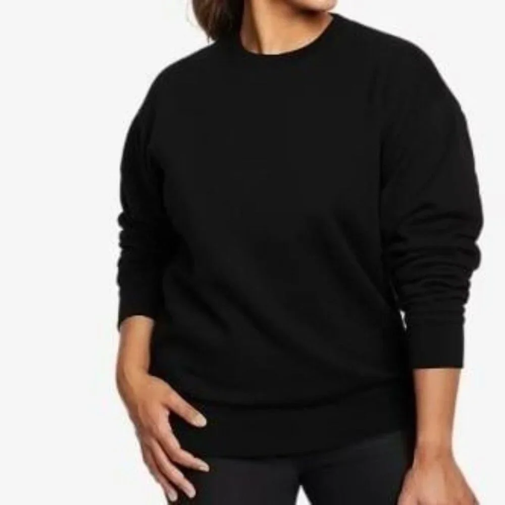 Eddie Bauer NWT Sz XXL Black Men's Plush-Lined Fleece Crewneck Pull On - Picture 7 of 12